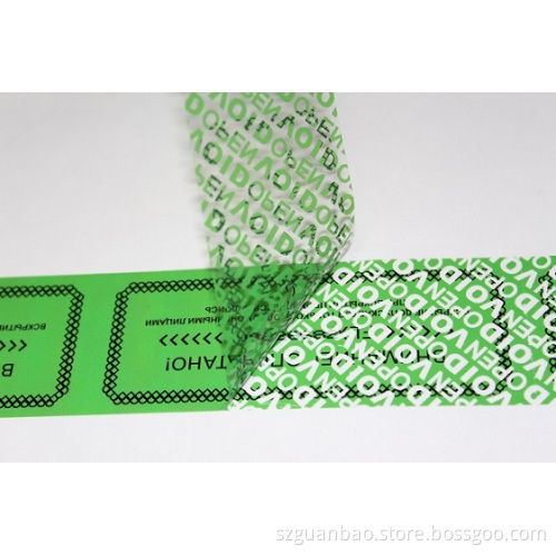 Total Transfer Serial Number Security Tape for Packing